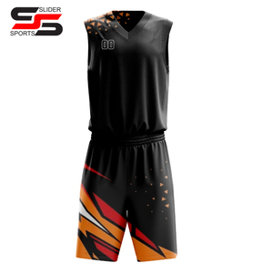 ชุดยูนิฟอร์มบาสเก็ตบอลผ้าโพลีเอสเตอร์ดีไซน์ผลิตชุดกีฬา - Product Image 1