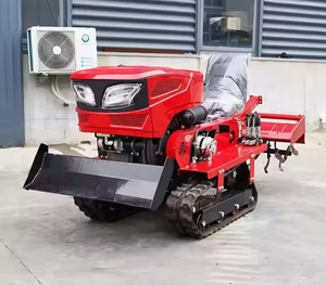 Mini motoculteur rotatif agricole puissant sur chenilles pour l'agriculture et la culture avec compatibilité avec tracteur - Product Image 4