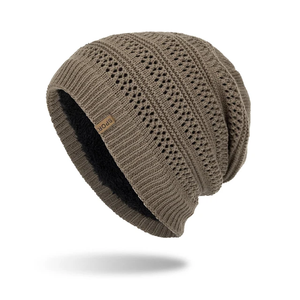 Gorro de invierno Unisex de alta calidad de punto de acrílico suave de moda bordado diseñador impreso nuevo tamaño libre para viajes - Product Image 4