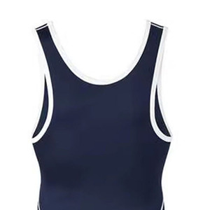 Meilleure édition écologique extensible large sangle maillots de lutte pour hommes vente chaude couche de base MMA vêtements de lutte gilets mâle - Product Image 6