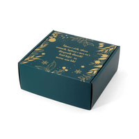 Boîte cadeau magnétique à double porte en verre avec impression personnalisée, laminage mat, gaufrage, revêtement UV, ensemble de pots et tasses, fabriquée à la main avec des matériaux recyclés
