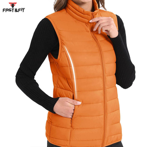 Vente chaude décontracté tissu de laine sans manches bulle hiver coupe-vent personnalisable hiver imprimé vestes pour l'hiver - Product Image 4