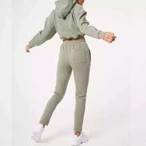 Sweat-shirt ample et épais en coton éponge français unisexe, avec logo personnalisé, haut court long effet 3D, délavé à l'acide, tissé léger - Product Image 4