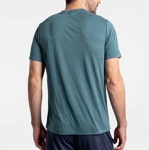 Camiseta de ajuste regular unisex para hombre, último diseño con cuello redondo, manga corta, color oscuro, estampado atlético de algodón/poliéster - Product Image 6