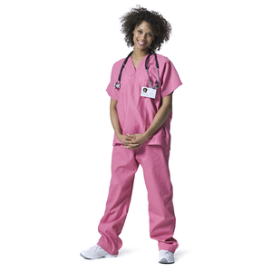 Ropa de Hospital de enfermera de tela suave transpirable elegante buen estiramiento y duraderos tamaños personalizables para Unisex - Product Image 4