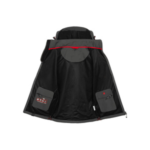 Venta al por mayor Travelwear chaqueta de poliéster para los hombres Softshell cremallera elástica comodidad puños Indemand chaqueta con logotipo personalizado - Product Image 5