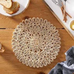 ที่รองแก้วหวายถักอย่างหรูหราเหมาะสำหรับจับคู่กับผ้าปูโต๊ะผ้าลินินและอุปกรณ์เสิร์ฟไม้เพื่อสร้างบรรยากาศสบายๆ - Product Image 3