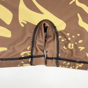 Vente en gros de maillots de lutte en spandex confortables pour hommes meilleure qualité sans manches imprimé combinaison de musculation tricotée respirante - Product Image 6