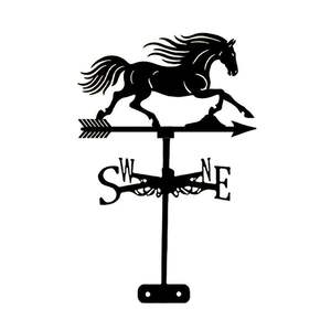 Girouette en métal vintage avec un design élégant inspiré des animaux pour s'adapter à toute maison rustique ou environnement extérieur - Product Image 2