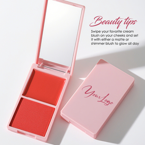 Ép bột tùy chỉnh má Blush Palette sắc tố cao Blusher Rouge Blush nhãn hiệu riêng - Product Image 4