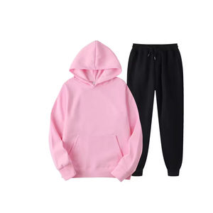 Venta al por mayor de chándal de invierno unisex personalizable XXL sudaderas con capucha polar Jogger conjuntos de etiqueta privada con logotipo de diseñador - Product Image 4