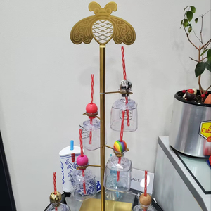 Bouchon de couleur Tequila pour fête, gobelet à cocktail réutilisable de 375ml bouteille de tequila en plastique personnalisée avec couvercle en liège - Product Image 3