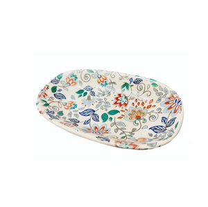 Assiette d'impression en acier inoxydable Assiette d'hôtel de luxe moderne Assiettes rondes Assiettes à dîner Vaisselle de cuisine - Product Image 3