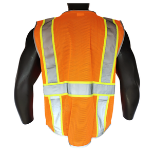 เสื้อกั๊กสะท้อนแสง Hi-Vis แบบสั่งทำสำหรับคนงานก่อสร้าง - Product Image 3