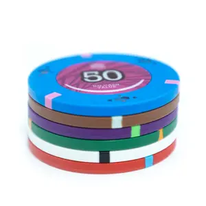 Customizable Whirlwind Chips Premium Quality Clay Poker Chips With Costom Logo For Casino
