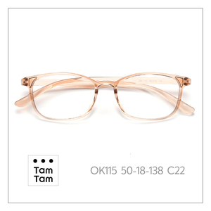 TamTam Adult Square Eyeglass <b>Frames</b> Purple-Violet OK115 TR90 High Durability Lightweight Excellent Flexibility Anti-blue <b>Frame</b> - Product Image 6