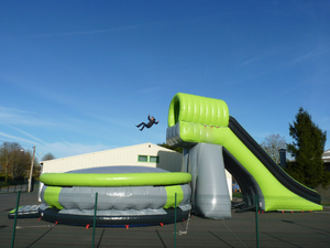 Plateforme gonflable géante de sécurité pour le ski d'aventure, certifiée CE, en PVC, taille personnalisable - Product Image 6