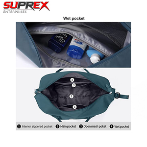 Sac de voyage imperméable pour la gym, les escapades de week-end et l'usage quotidien, sac de sport léger en nylon, grand espace de rangement, portable, 10-15 kg - Product Image 4
