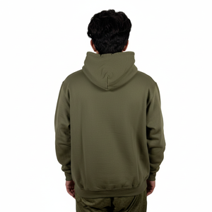 Sweat-shirts à capuche en molleton 100% coton personnalisés pour hommes, best-sellers - Toucher doux, motif uni, basiques en gros pour l'automne - Product Image 2