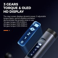 UFTOOLS - Juego de Destornilladores Eléctricos 167 en 1 con Motor N30, Pantalla Digital, 0.15-0.55N.M, Kit de Herramientas de Reparación Electrónica de Precisión para el Hogar