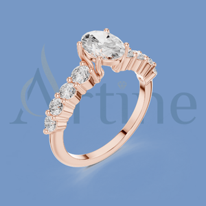 10K Real Gold Shiny Finish Women <b>Ring</b> - Product Image 1