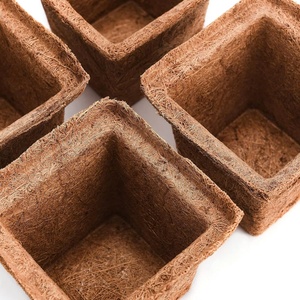 Macetas de Fibra de Coco para Plantas, Macetas de Germinación Redondas Biodegradables de Nuevo Diseño, MOQ - Product Image 4