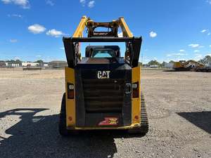 Quality Fairly Used for 257B Skid Steer Loader Crawler Type Yellow Heavy Duty Construction Equipment Diesel 75KW High Power - Product Image 3