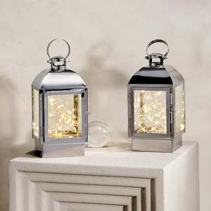 โคมไฟโลหะใสเทียนสำหรับตกแต่งบ้านและงานแต่งงานโคมไฟแขวน - Product Image 3