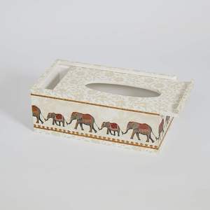 Vente en gros de boîte à mouchoirs en MDF émaillé couverture de boîte à mouchoirs en bois naturel et écologique boîte à mouchoirs en bois artisanat de qualité par HF CRAFTS - Product Image 4