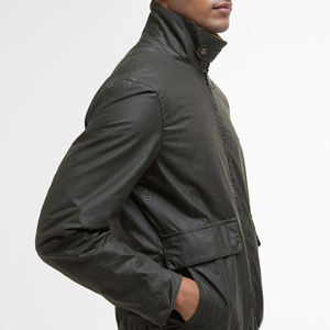 Chaquetas de lona encerada para hombre, ropa de trabajo de algodón 100%, chaqueta de lona con logotipo personalizado para hombre, chaquetas de algodón encerado para motocicleta - Product Image 5