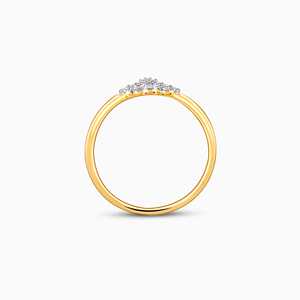 Anillo Elegante de Diamante Cultivado en Laboratorio, Oro Amarillo, Joyería de Lujo Certificada, Banda Elegante para Mujer, Uso Diario, Fiesta de Compromiso - Product Image 2