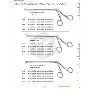 Rongeur manuel pour disque intervertébral en acier inoxydable, instruments chirurgicaux certifiés MOL et CE, haute qualité - Product Image 5