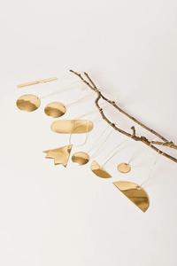 เครื่องประดับต้นคริสต์มาสทองเหลืองตกแต่งบอลสำหรับตกแต่งเทศกาลคริสต์มาส - Product Image 4