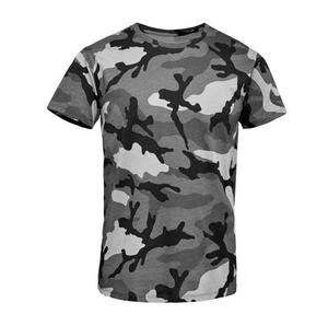 Camisetas de camuflaje ajustadas para hombre, venta al por mayor, hecho a medida, superventas, calidad premium, cuello redondo, manga corta, colores sólidos - Product Image 1