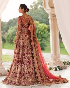 Excelente calidad Pakistán transpirable todos los tamaños mujeres shalwar kameez vestido frock Kuchi Afghani de Pakistán por WS INTERNATIONAL - Product Image 6