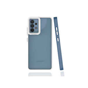 Funda Protectora de Silicona Premium de la Serie Mima de JoieCreatif para Samsung Galaxy A32 4G, Color Azul Marino, Antigolpes, Silicona Suave - Product Image 1