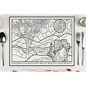 Nappe imprimée Paisaje 28x40,5cm 80gsm, papier professionnel, 500 pièces, B2B - Product Image 1