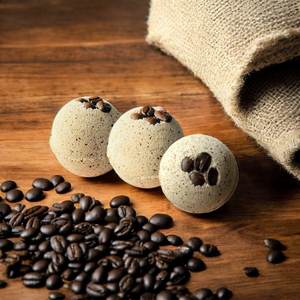 Bomba de baño de café orgánico con aceites esenciales para relajación y aromaterapia | OEM/etiqueta privada disponible | Suministro a granel al por mayor - Product Image 4