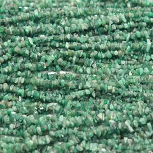 ลูกปัดมรกตธรรมชาติแบบไม่เจียระไนเรียบขนาด3-5มม. ลูกปัดมรกตสำหรับทำเครื่องประดับ - Product Image 5