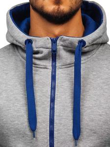 Jersey de hombre de lana de algodón 100% de peso pesado personalizado con capucha de manga larga de alta calidad con cremallera de invierno con antiarrugas personalizado - Product Image 5