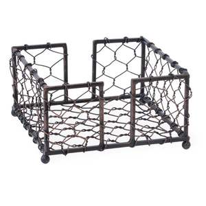 ตะกร้าผ้าเช็ดปากเหล็กแข็งแรงพร้อมฐานหนักออกแบบมาเพื่อแรงลมในช่วงงานกลางแจ้งและงานปาร์ตี้ในสวน - Product Image 1