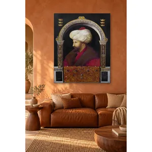 Retrato de Fida Bellini del Sultán Mehmed el Conquistador, Impresión en Lienzo - Product Image 4