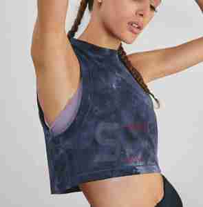 Custom Logo Slim Camisole Streetwear <b>Crop</b> <b>Top</b> Racerback Tank <b>Top</b> for Women Quick Dry Breathable - Product Image 6