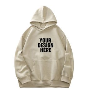 420G Heavyweight Smooth Fleece Sudadera con capucha para hombres-Otoño 2023 Loose-Fit Color sólido Ropa de manga larga - Product Image 6