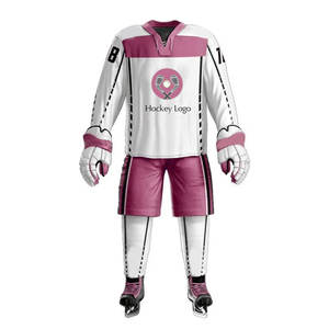 Nueva llegada uniforme de hockey sobre hielo Venta caliente uniforme de hockey sobre hielo logotipo personalizado uniforme de hockey sobre hielo - Product Image 3