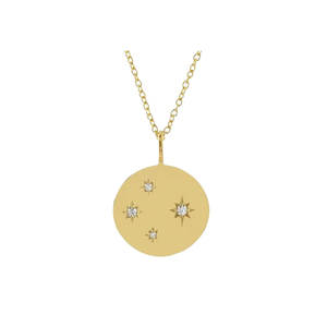 17 mm Round Disc Engraved Starburst <b>Pendant</b> Necklace <b>Solid</b> 14K Yellow <b>Gold</b> Jewelry Supplier India Producible in 10k / 18k - Product Image 5