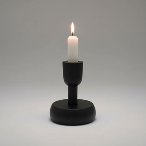 Candelabro Cónico Negro de Lujo Moderno, Decoración de Mesa de Metal Hecha a Mano, Iluminación Elegante para el Hogar, Hoteles y Fiestas, Venta al por Mayor - Product Image 3