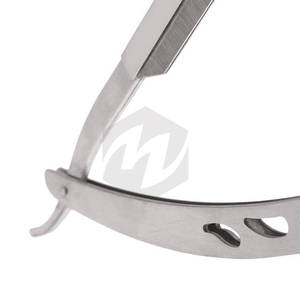 Usine de rasoirs, marque privée, bonne qualité, salon de coiffure, maison, hommes d'occasion, lame de rasoir en acier inoxydable à bord droit, rasoir à raser - Product Image 6