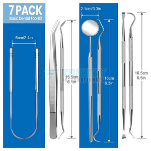 Détartreur de chirurgie dentaire Kits de détartrage de haute qualité Kits de détartrage en acier inoxydable Meilleur prix pour la vente en ligne - Product Image 3