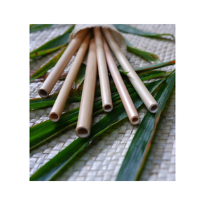 Eco-Friendly <b>Disposable</b> Bamboo <b>Straws</b> Made in Vietnam, Factory Price - Product Image 2